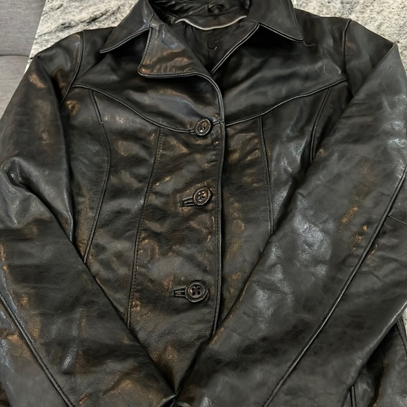 Wilson’s Leather women’s blazer coat Sz M. EUC - Picture 1 of 4